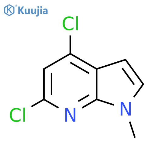 4,6-dichloro-1-methyl-1H-pyrrolo[2,3-b]pyridine structure