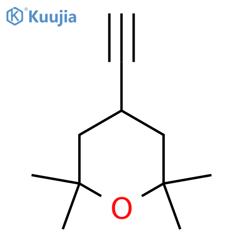 4-ethynyl-2,2,6,6-tetramethyloxane structure