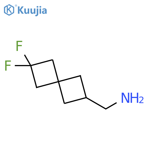 Spiro[3.3]heptane-2-methanamine, 6,6-difluoro- structure