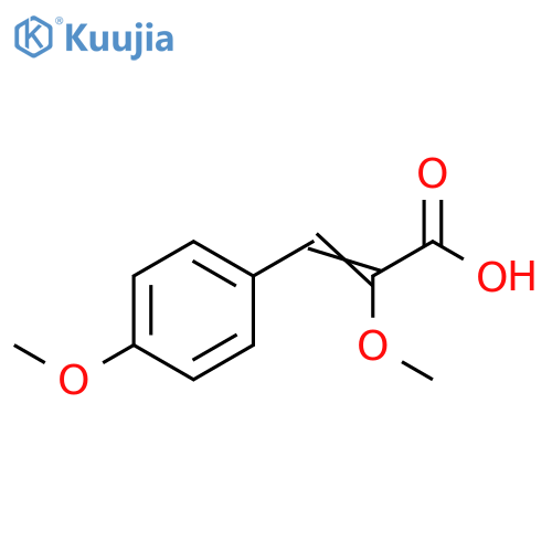 2-Propenoic acid, 2-methoxy-3-(4-methoxyphenyl)- structure