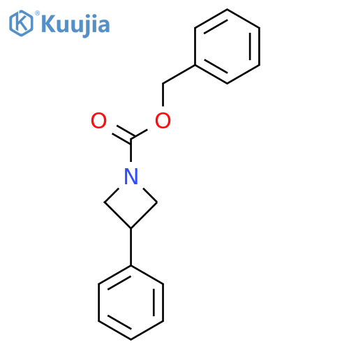 Benzyl 3-phenylazetidine-1-carboxylate structure
