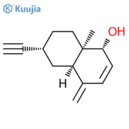 1-Naphthalenol,6-ethynyl-1,4,4a,5,6,7,8,8a-octahydro-8a-methyl-4-methylene-, (1R,4aR,6R,8aR)- structure