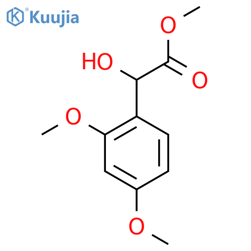 methyl 2-(2,4-dimethoxyphenyl)-2-hydroxyacetate structure