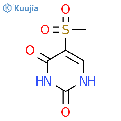 2,4(1H,3H)-Pyrimidinedione,5-(methylsulfonyl)- structure