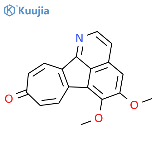 9H-Azuleno[1,2,3-ij]isoquinolin-9-one,5,6-dimethoxy- structure