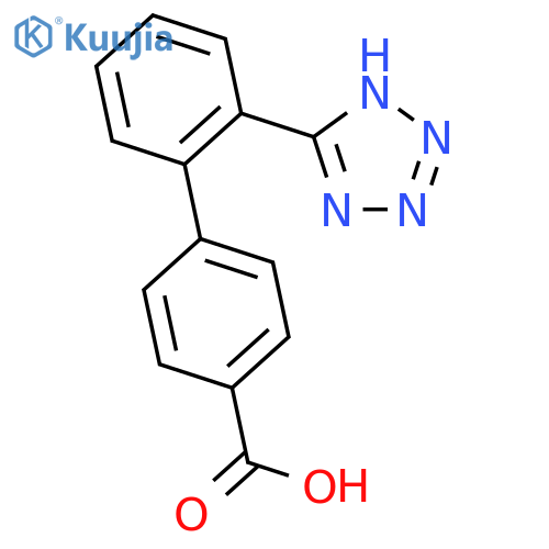 2'-(2H-Tetrazol-5-yl)-1,1'-biphenyl-4-carboxylic Acid structure