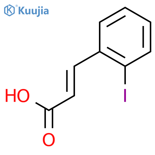 2-Propenoic acid,3-(2-iodophenyl)- structure