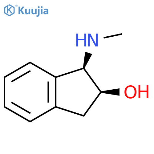 (1R,2S)-1-(Methylamino)-2,3-dihydro-1H-inden-2-ol structure
