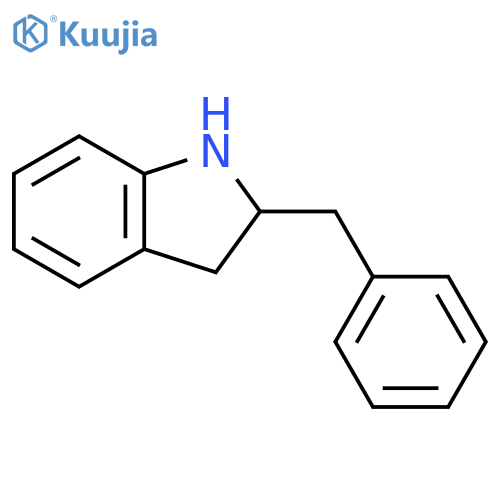 2-benzyl-2,3-dihydro-1H-indole structure