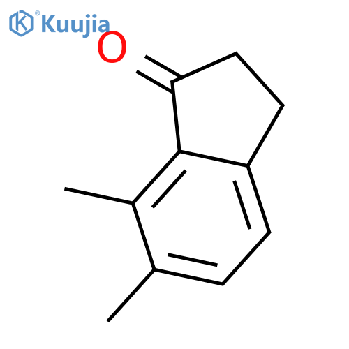 6,7-Dimethyl-2,3-dihydro-1H-inden-1-one structure