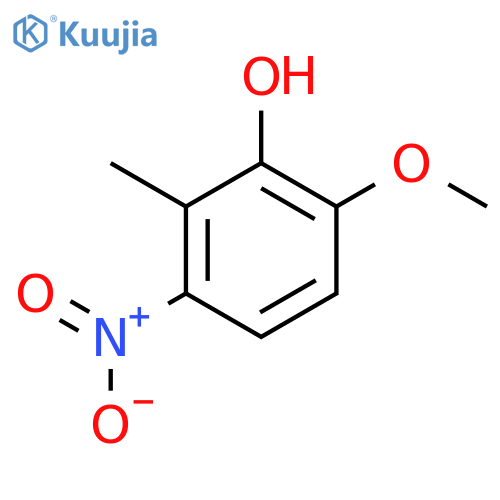 6-Methoxy-2-methyl-3-nitrophenol structure