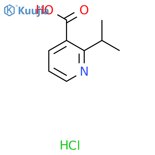 2-Isopropylnicotinic acid hydrochloride structure