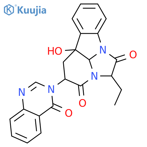 Chaetominine; 20-Ethyl analogue, 2,3-diepimer structure
