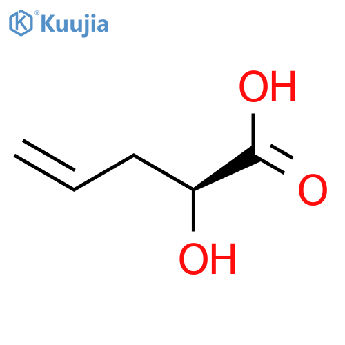 4-Pentenoic acid, 2-hydroxy-, (2S)- structure