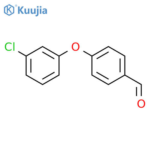 4-(3-Chlorophenoxy)benzaldehyde structure