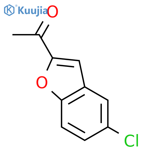 1-(5-chloro-1-benzofuran-2-yl)ethan-1-one structure