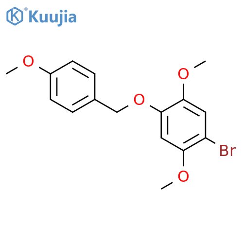 1-Bromo-2,5-dimethoxy-4-((4-methoxybenzyl)oxy)benzene structure
