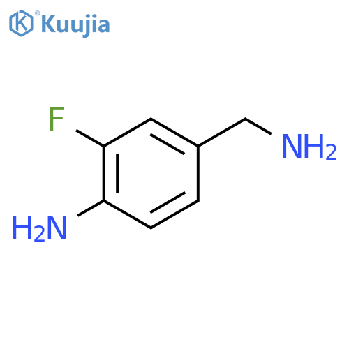 Benzenemethanamine, 4-amino-3-fluoro- structure