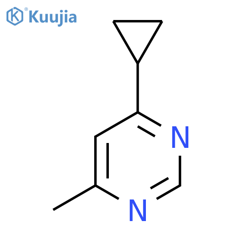 4-Cyclopropyl-6-methylpyrimidine structure