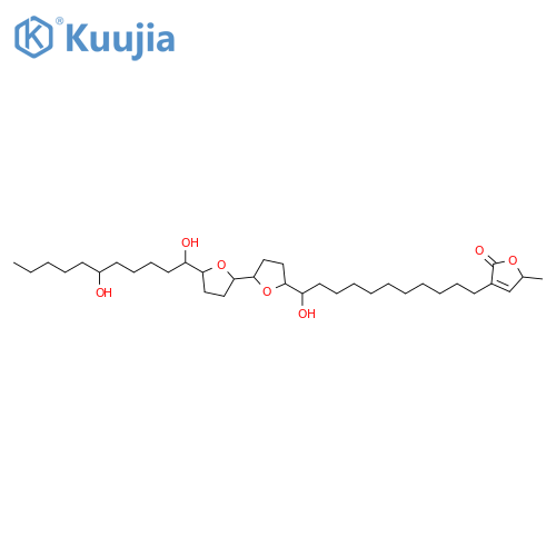 3-(12,15:16,19-Diepoxytriacontyl)-5-methyl-2(5H)-furanone; (14ξ,17ξ,18ξ,21ξ)-form, 13ξ,22ξ,27ξ-Trihydroxy structure