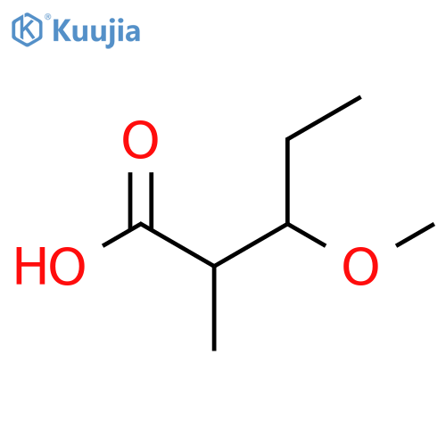 3-methoxy-2-methylpentanoic acid structure