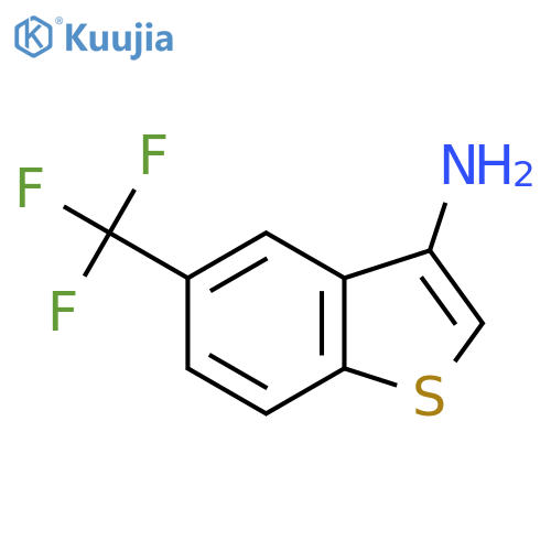 5-(Trifluoromethyl)benzo[b]thiophen-3-amine structure