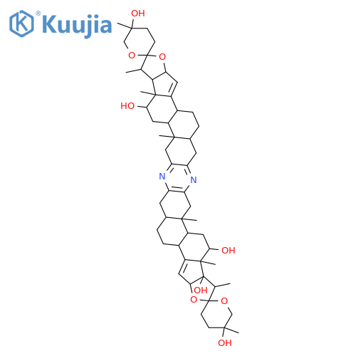 Dispiro[2H-pyran-2,2'(13'H)-bisfuro[3'',2'':3',4']cyclopenta[1',2':5,6]naphtho[1,2-b:1',2'-i]phenazine-13',2''-[2H]pyran]-5,5'',11',11'b,22'(12'H)-pentol,1',3,3'',3'a,4,4'',4'b,5,5',5'',6,6',6'',6'a,7',9',9'a,9'b,10',11',11'a,14'a,15'b,16',17',17'a,18',20 structure