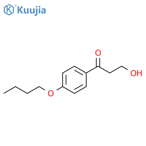 1-(4-Butoxyphenyl)-3-ydroxypropan-1-one structure