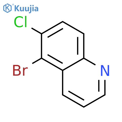 5-bromo-6-chloroquinoline structure