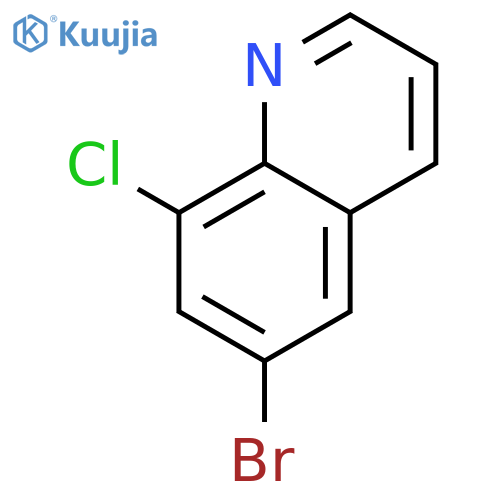 6-Bromo-8-chloroquinoline structure