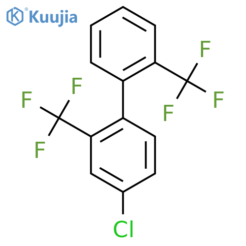 2,2'-Bis(trifluoromethyl)-4-chloro-1,1'-biphenyl structure