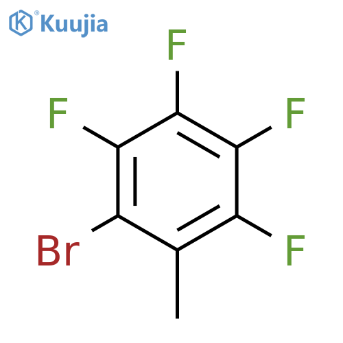 Benzene,1-bromo-2,3,4,5-tetrafluoro-6-methyl- structure
