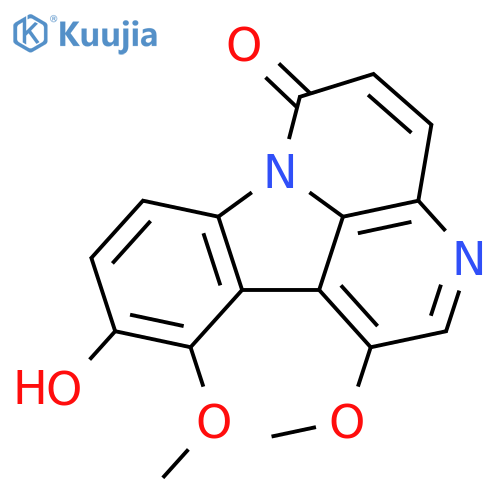 6H-Indolo[3,2,1-de][1,5]naphthyridin-6-one, 10-hydroxy-1,11-dimethoxy- structure