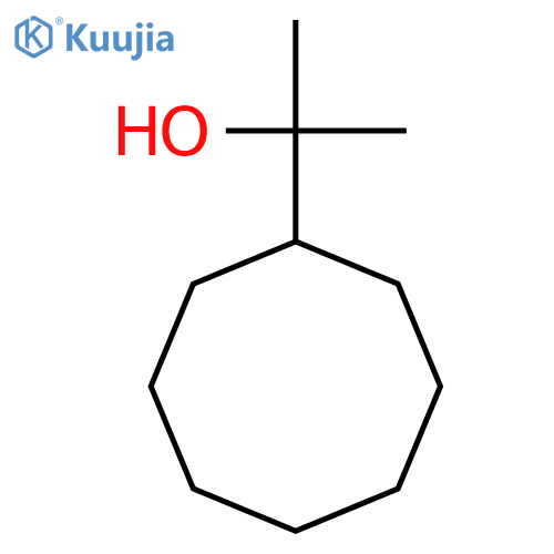 Cyclooctanemethanol, a,a-dimethyl- structure