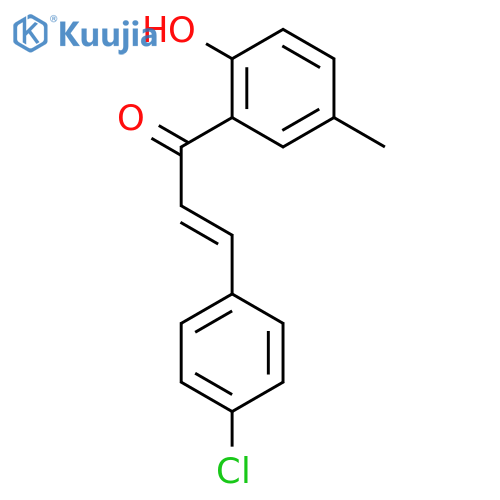 2-Propen-1-one, 3-(4-chlorophenyl)-1-(2-hydroxy-5-methylphenyl)- structure