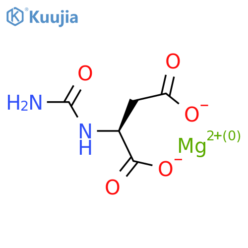 Magnesium (2S)-2-(carbamoylamino)butanedioate structure