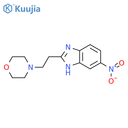 1H-Benzimidazole,2-[2-(4-morpholinyl)ethyl]-6-nitro- structure