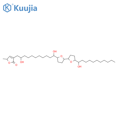3-(12,15:16,19-Diepoxytriacontyl)-5-methyl-2(5H)-furanone; (14ξ,17ξ,18ξ,21ξ)-form, 4ξ,13ξ,22ξ-Trihydroxy structure