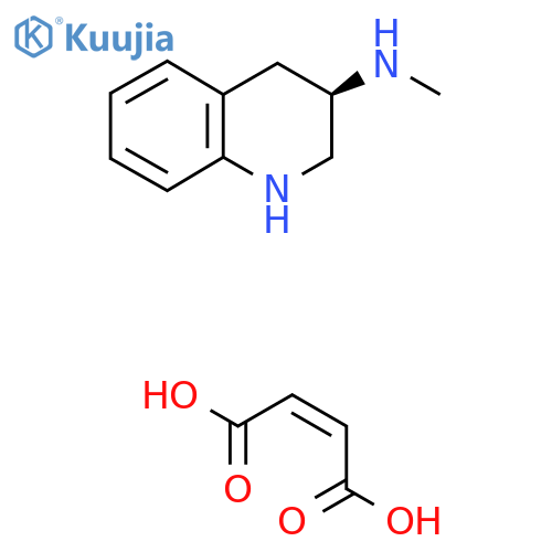 (R)-N-methyl-1,2,3,4-tetrahydroquinolin-3-amine maleate structure