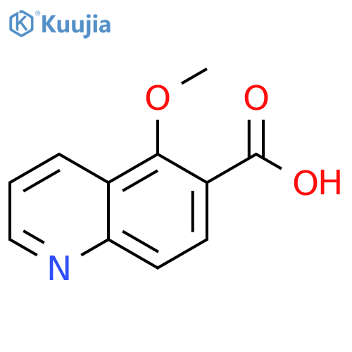 5-methoxyquinoline-6-carboxylic acid structure