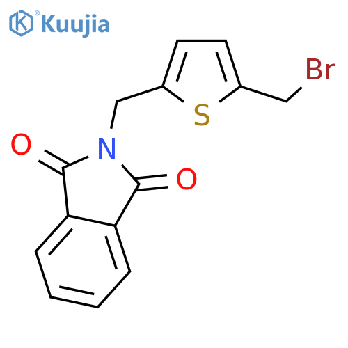 2-(Bromomethyl)-5-(phthalimidomethyl)thiophene structure