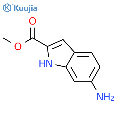 Methyl 6-amino-1H-indole-2-carboxylate structure