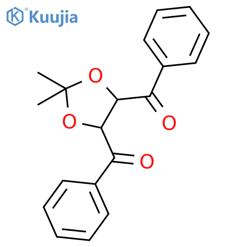 Methanone, [(4R,5R)-2,2-dimethyl-1,3-dioxolane-4,5-diyl]bis[phenyl- structure