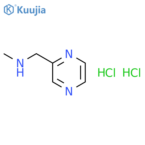methyl[(pyrazin-2-yl)methyl]amine dihydrochloride structure