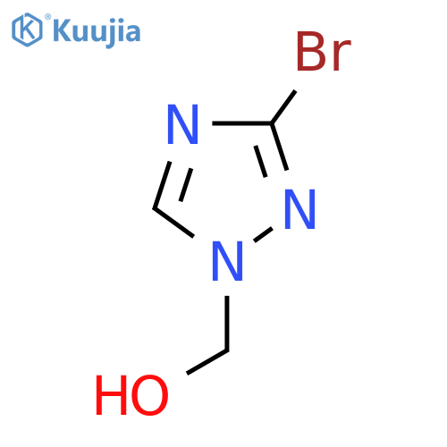 (3-Bromo-1H-1,2,4-triazol-1-yl)methanol structure