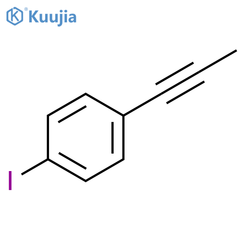 Benzene, 1-iodo-4-(1-propynyl)- structure