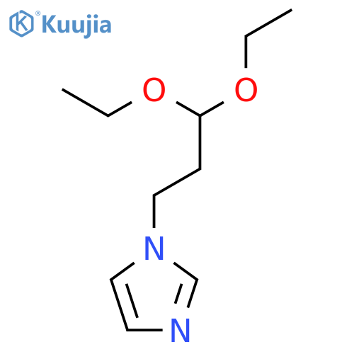 1-(3,3-diethoxypropyl)-1H-imidazole structure
