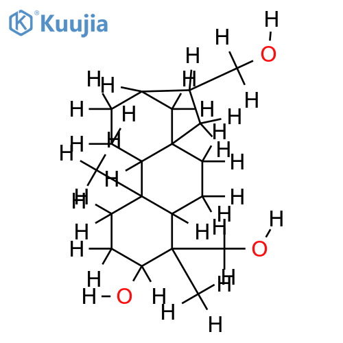 (-)-Kauran-3alpha,17,19-triol structure