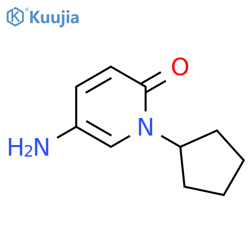 5-amino-1-cyclopentyl-1,2-dihydropyridin-2-one structure