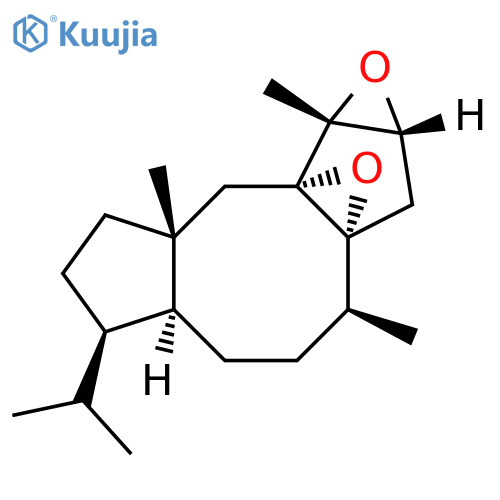 1H,7H-6a,8b-Epoxycyclopenta[6',7']cycloocta[1',2':3,4]cyclopent[1,2-b]oxirene, decahydro-6,8a,9a-trimethyl-3-(1-methylethyl)-, (3R,3aS,6S,6aR,7aR,8aR,8bS,9aR)- (9CI) structure